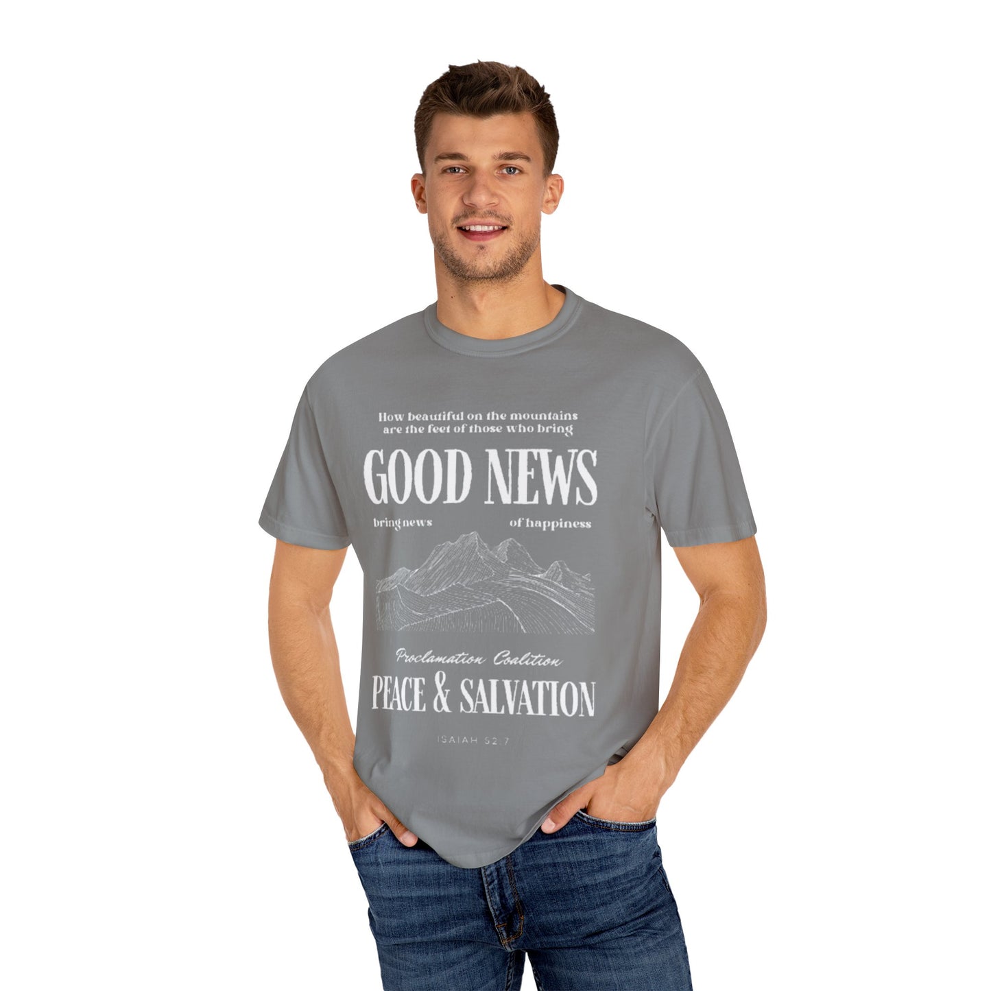Inspirational Unisex T-Shirt, Good News Apparel, Gift for Believers, Religious Tees, Faith-Based Fashion, Spiritual Wear