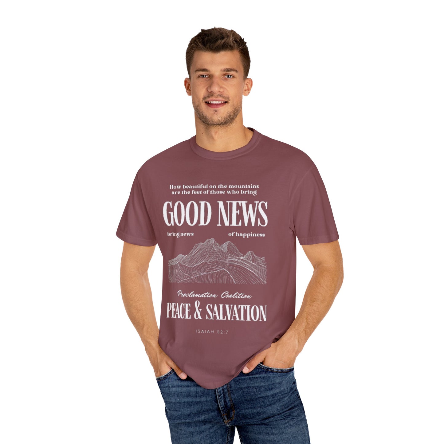 Inspirational Unisex T-Shirt, Good News Apparel, Gift for Believers, Religious Tees, Faith-Based Fashion, Spiritual Wear