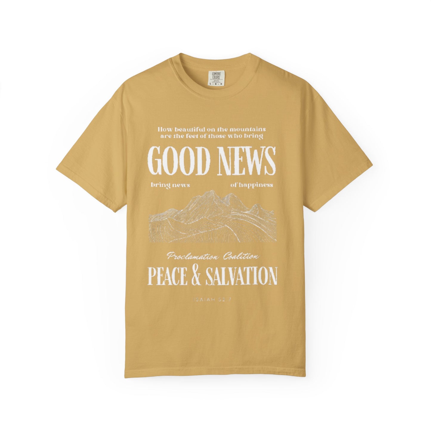 Inspirational Unisex T-Shirt, Good News Apparel, Gift for Believers, Religious Tees, Faith-Based Fashion, Spiritual Wear
