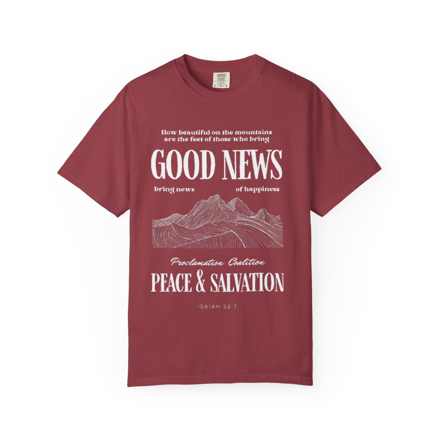 Inspirational Unisex T-Shirt, Good News Apparel, Gift for Believers, Religious Tees, Faith-Based Fashion, Spiritual Wear