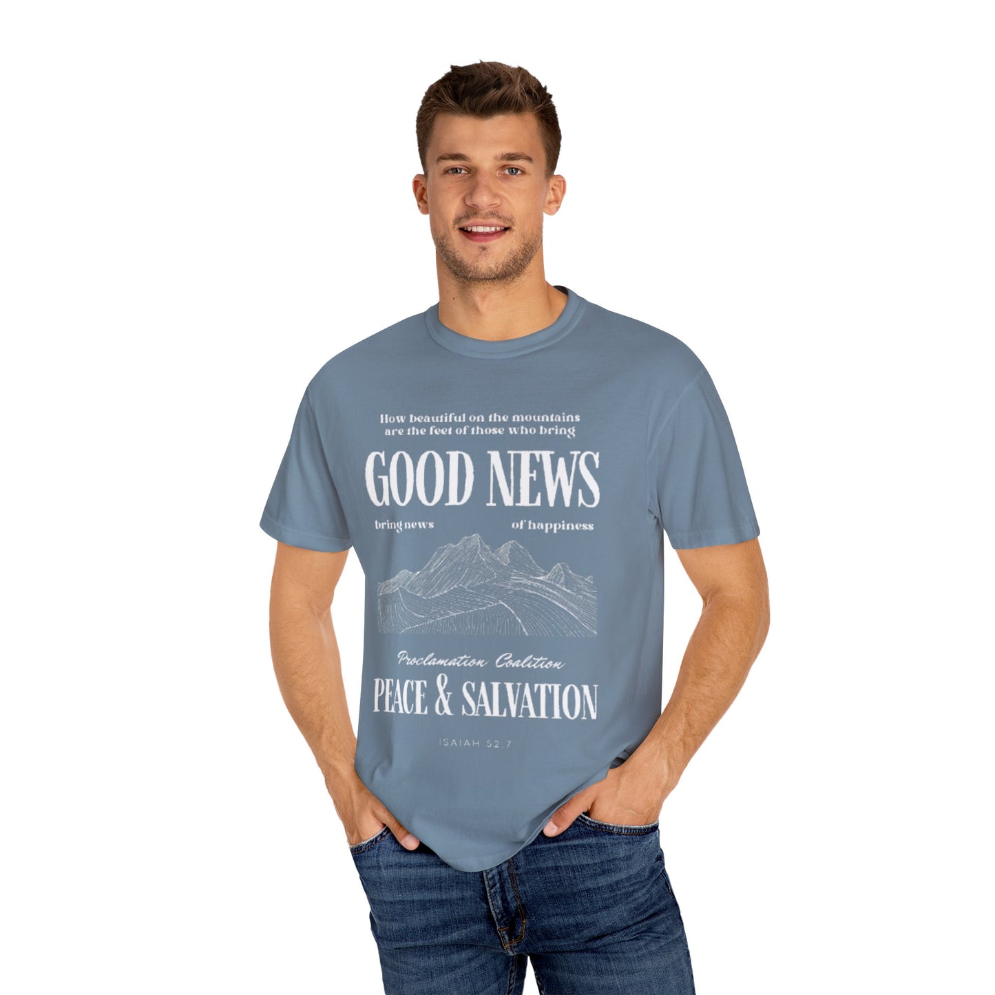 Inspirational Unisex T-Shirt, Good News Apparel, Gift for Believers, Religious Tees, Faith-Based Fashion, Spiritual Wear