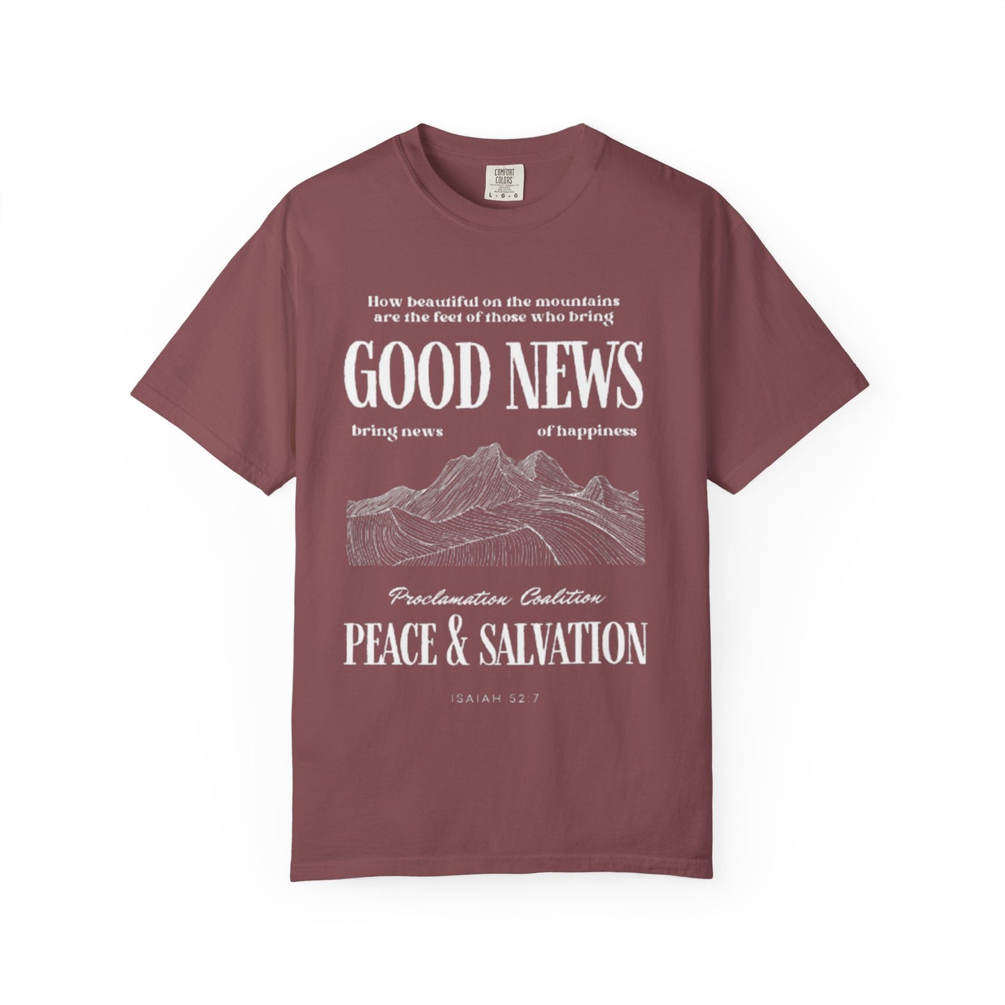 Inspirational Unisex T-Shirt, Good News Apparel, Gift for Believers, Religious Tees, Faith-Based Fashion, Spiritual Wear