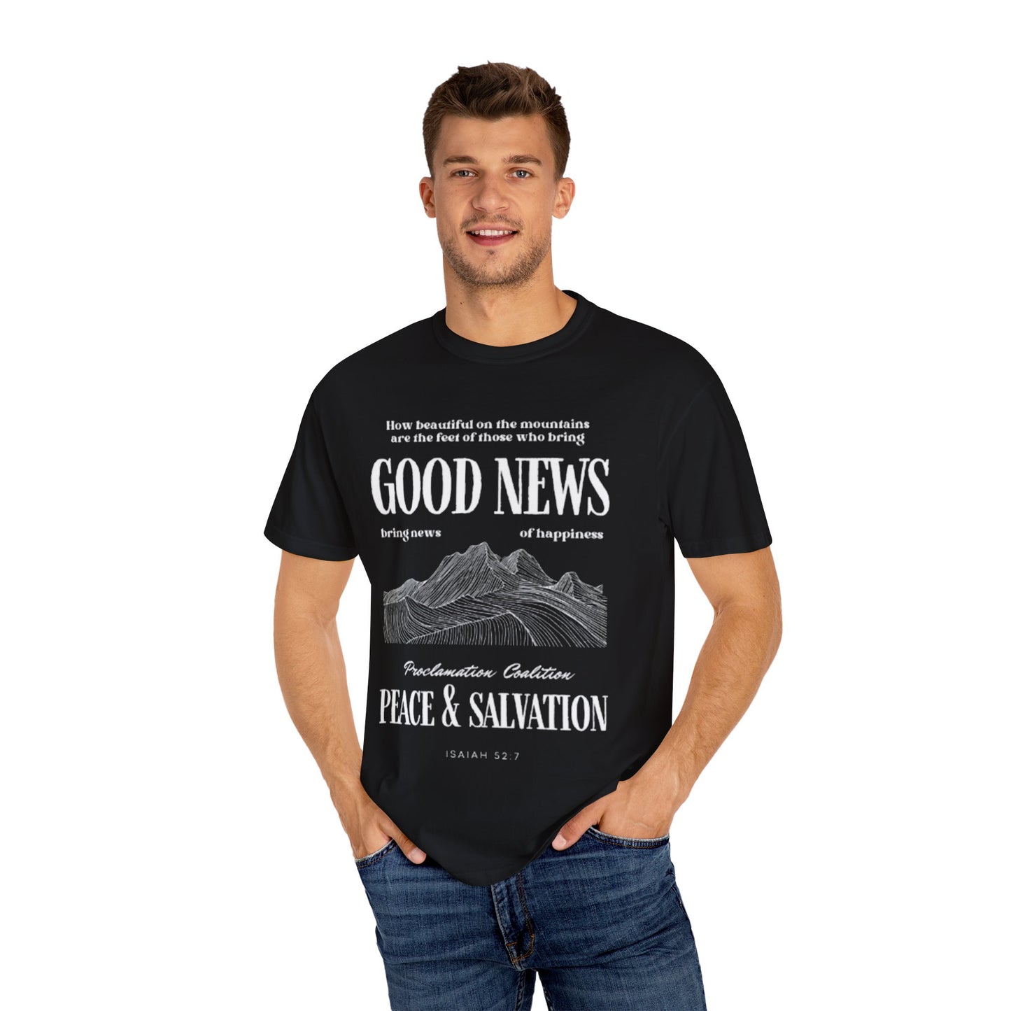 Inspirational Unisex T-Shirt, Good News Apparel, Gift for Believers, Religious Tees, Faith-Based Fashion, Spiritual Wear