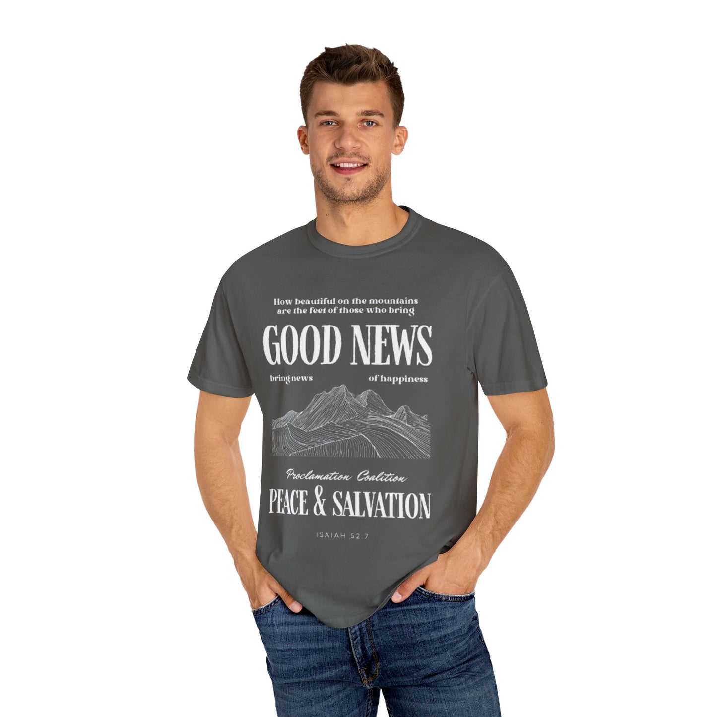 Inspirational Unisex T-Shirt, Good News Apparel, Gift for Believers, Religious Tees, Faith-Based Fashion, Spiritual Wear