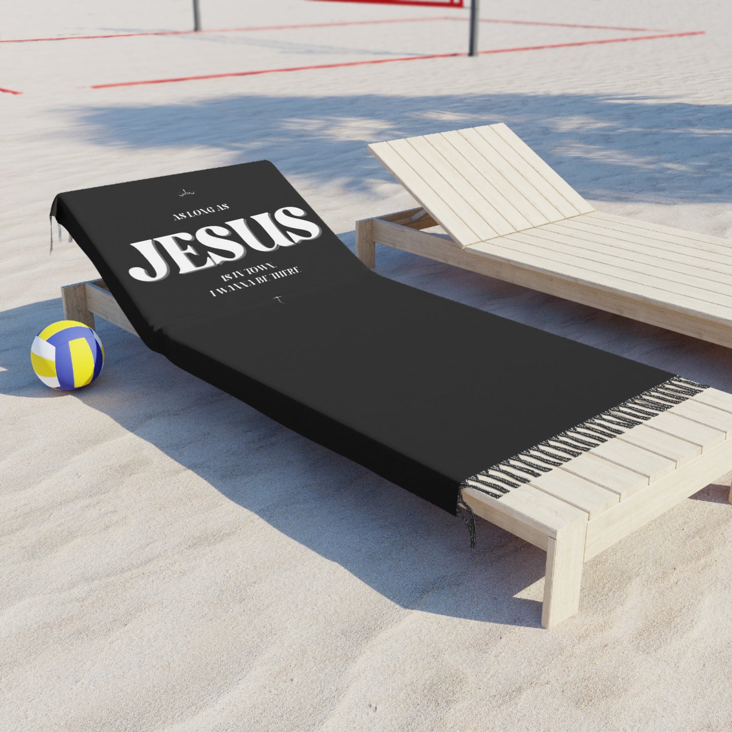 Boho Beach Towel | Jesus Inspired, Chic Summer Accessory, Perfect for Poolside, Vacation, Travel, Gift for Him/Her