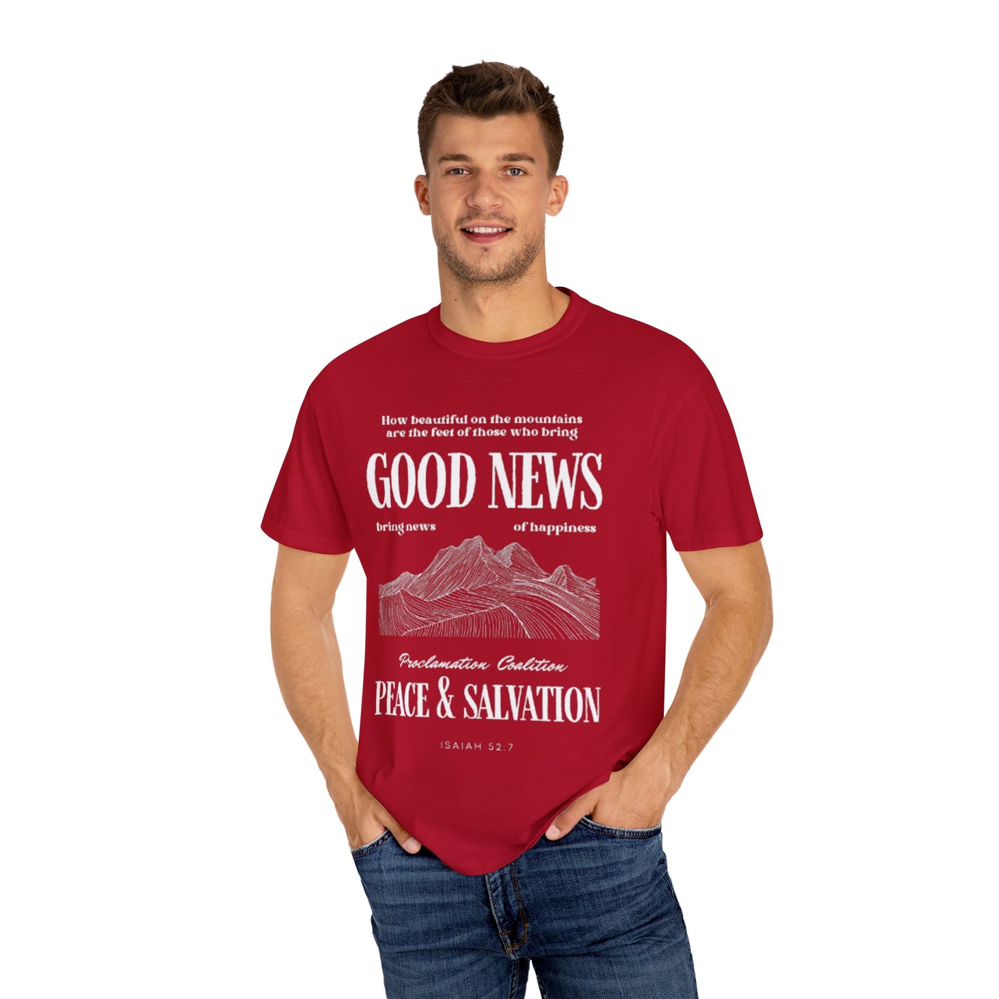 Inspirational Unisex T-Shirt, Good News Apparel, Gift for Believers, Religious Tees, Faith-Based Fashion, Spiritual Wear
