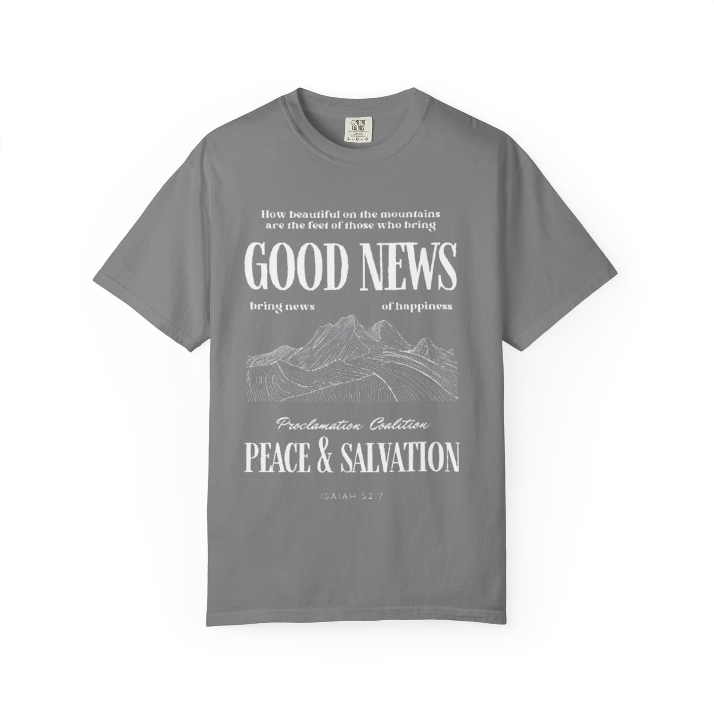 Inspirational Unisex T-Shirt, Good News Apparel, Gift for Believers, Religious Tees, Faith-Based Fashion, Spiritual Wear