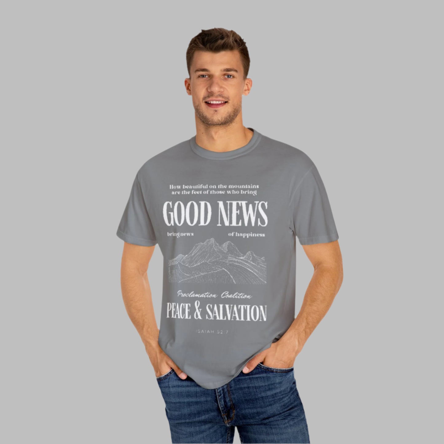 Inspirational Unisex T-Shirt, Good News Apparel, Gift for Believers, Religious Tees, Faith-Based Fashion, Spiritual Wear
