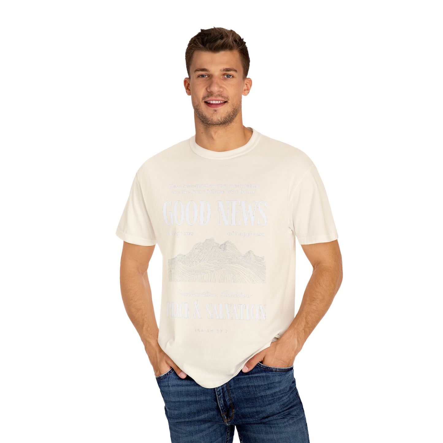 Inspirational Unisex T-Shirt, Good News Apparel, Gift for Believers, Religious Tees, Faith-Based Fashion, Spiritual Wear