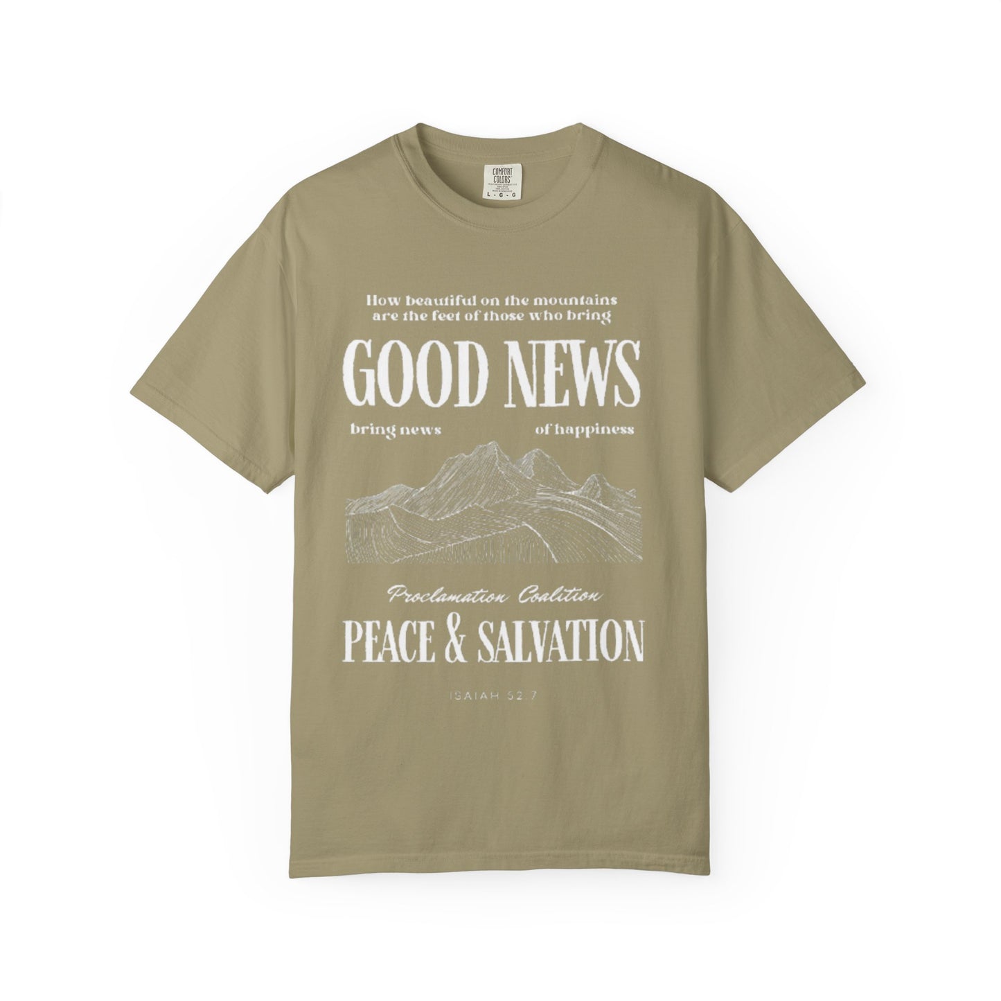 Inspirational Unisex T-Shirt, Good News Apparel, Gift for Believers, Religious Tees, Faith-Based Fashion, Spiritual Wear