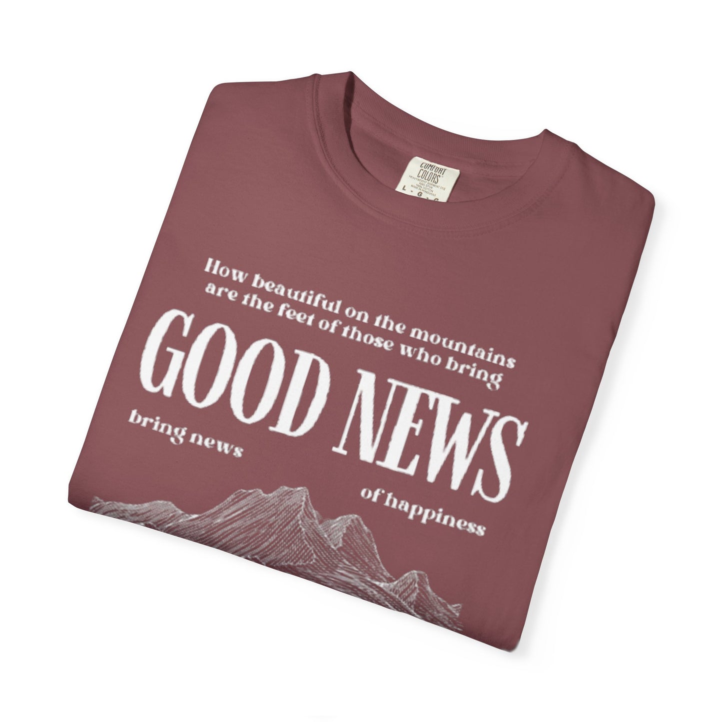 Inspirational Unisex T-Shirt, Good News Apparel, Gift for Believers, Religious Tees, Faith-Based Fashion, Spiritual Wear