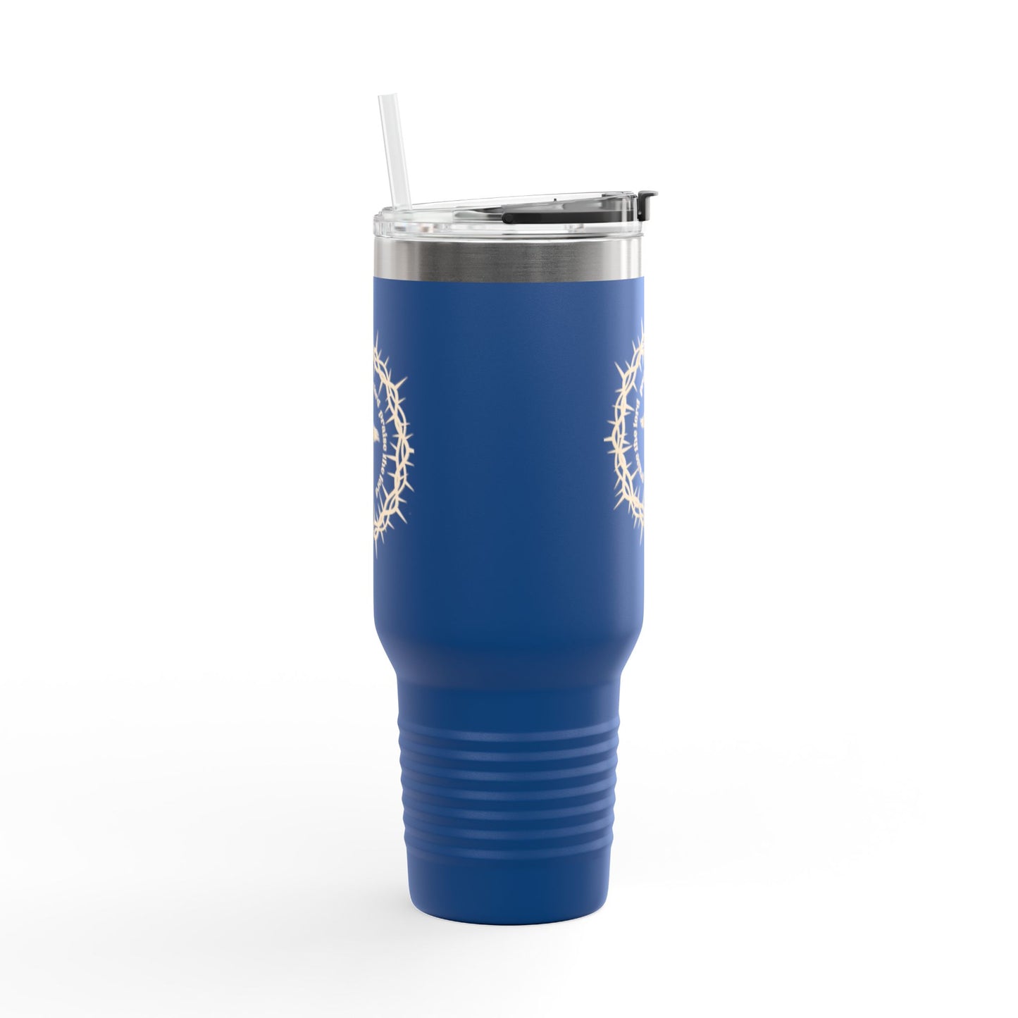 40oz Insulated Travel Mug – Stainless Steel Tumbler with Handle & Straw, Spill-Proof, Keeps Drinks Hot or Cold