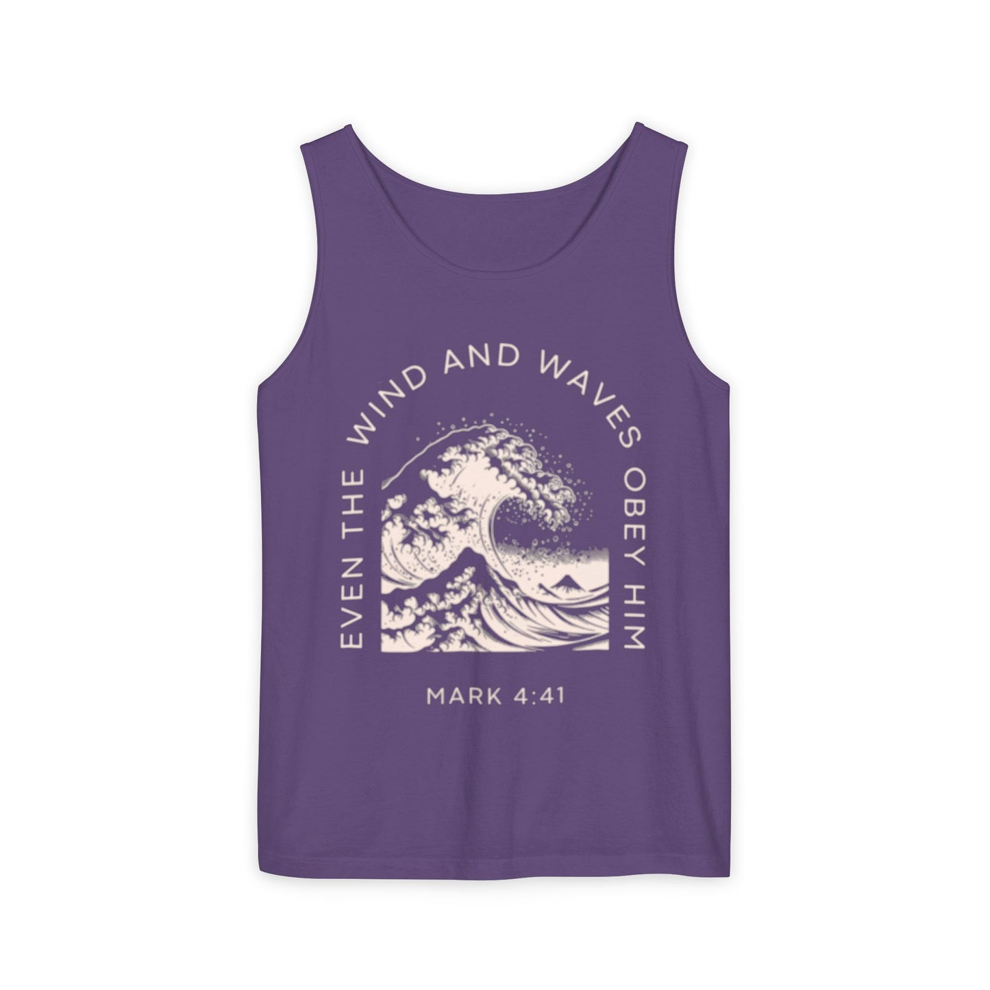 Ocean Wave Unisex Tank Top, Summer Essential, Beachwear, Casual Layering, Vacation Wardrobe, Graphic Tee, Gift Idea