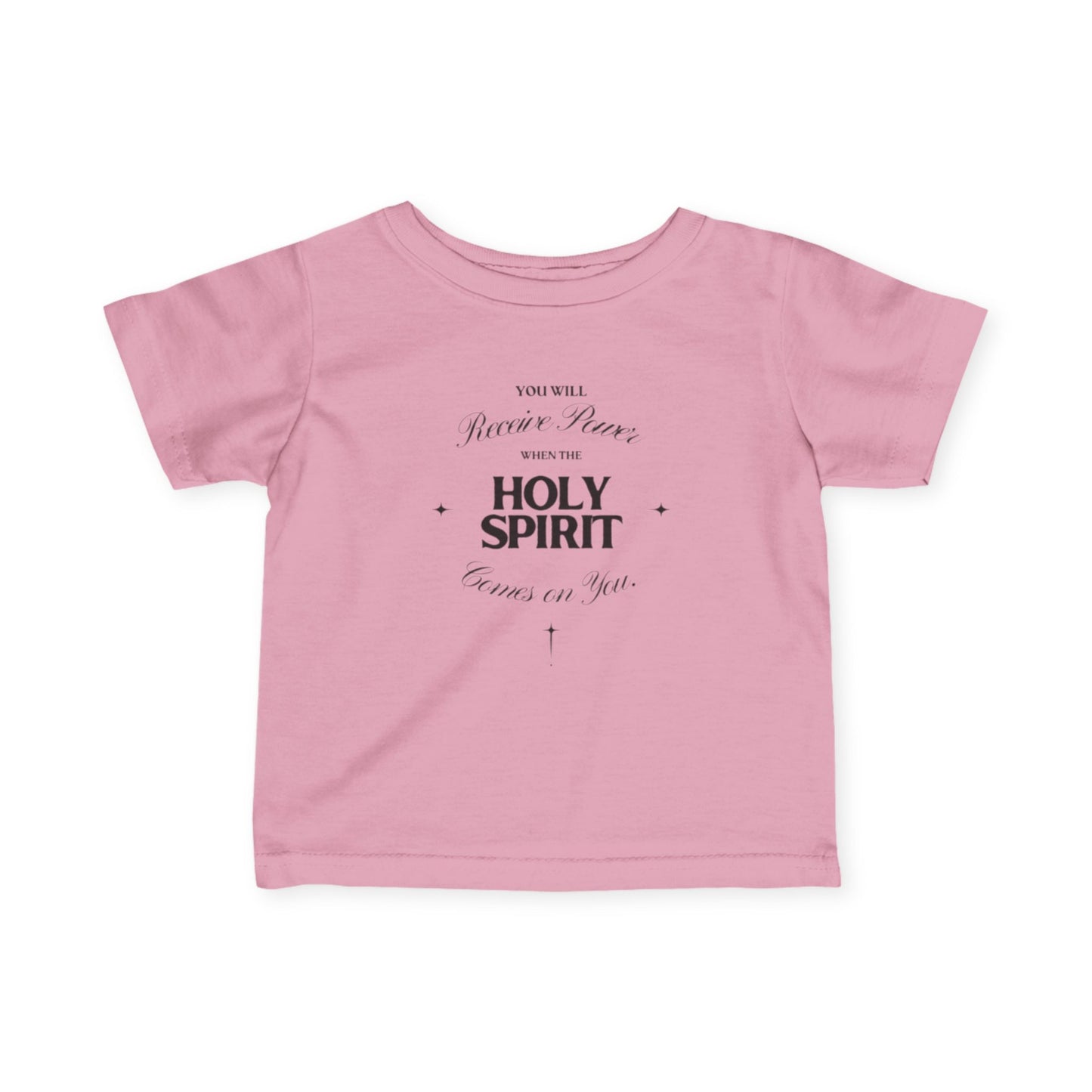 Holy Spirit Infant T-Shirt – Christian Baby Tee, Baptism Outfit, Newborn Gift, Faith-Based Kids quality Clothing