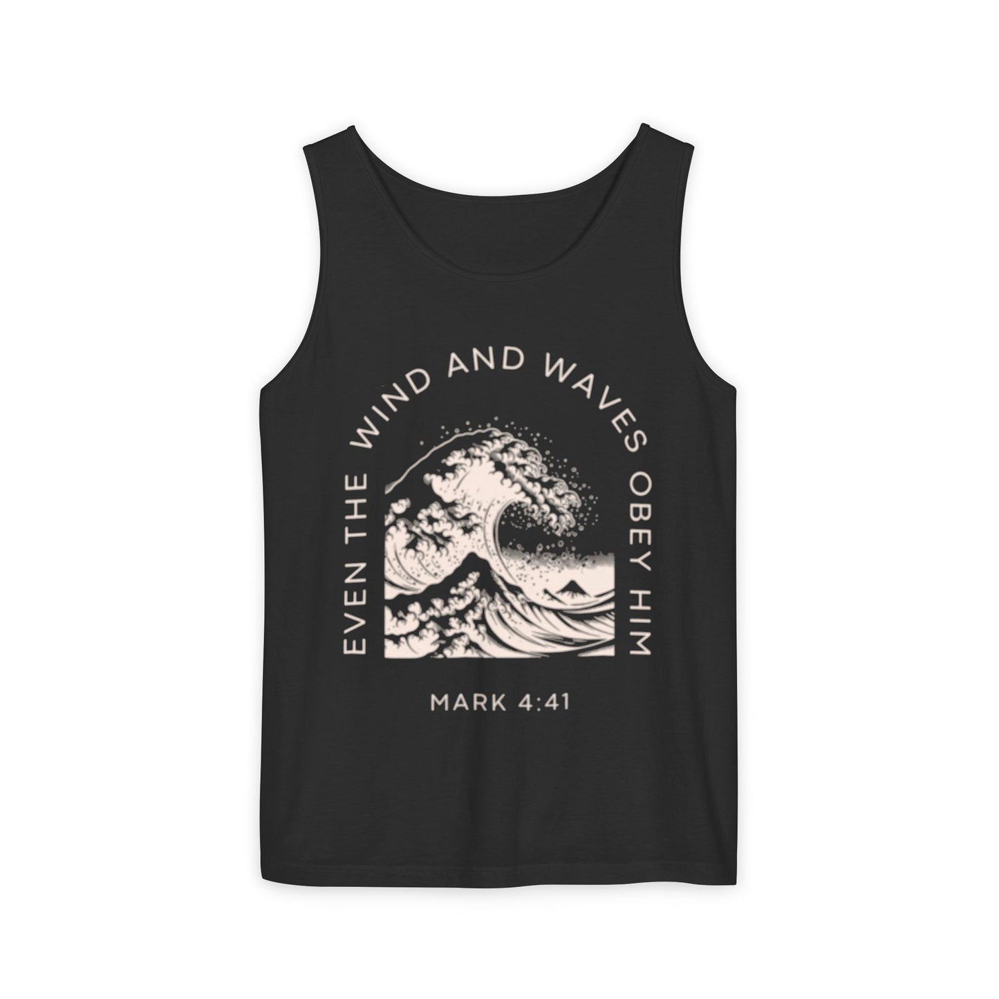 Ocean Wave Unisex Tank Top, Summer Essential, Beachwear, Casual Layering, Vacation Wardrobe, Graphic Tee, Gift Idea