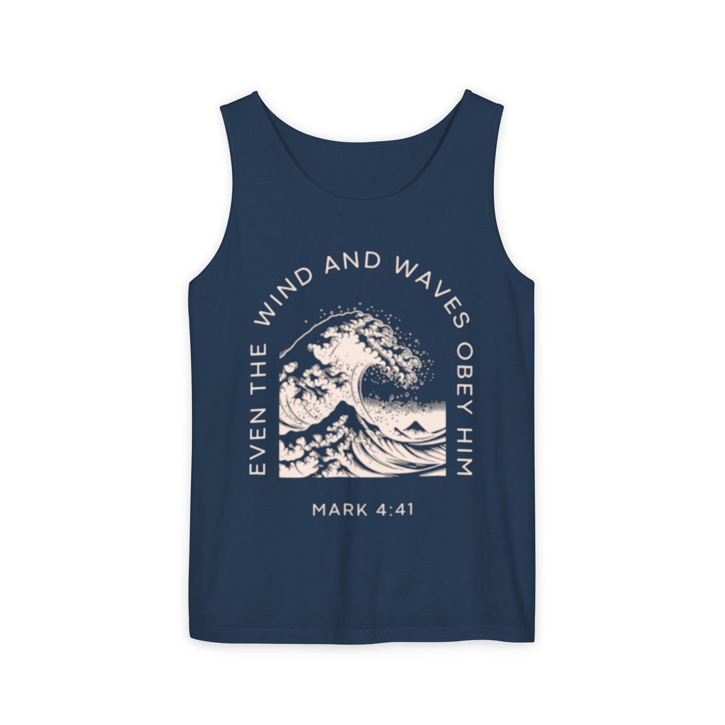 Ocean Wave Unisex Tank Top, Summer Essential, Beachwear, Casual Layering, Vacation Wardrobe, Graphic Tee, Gift Idea