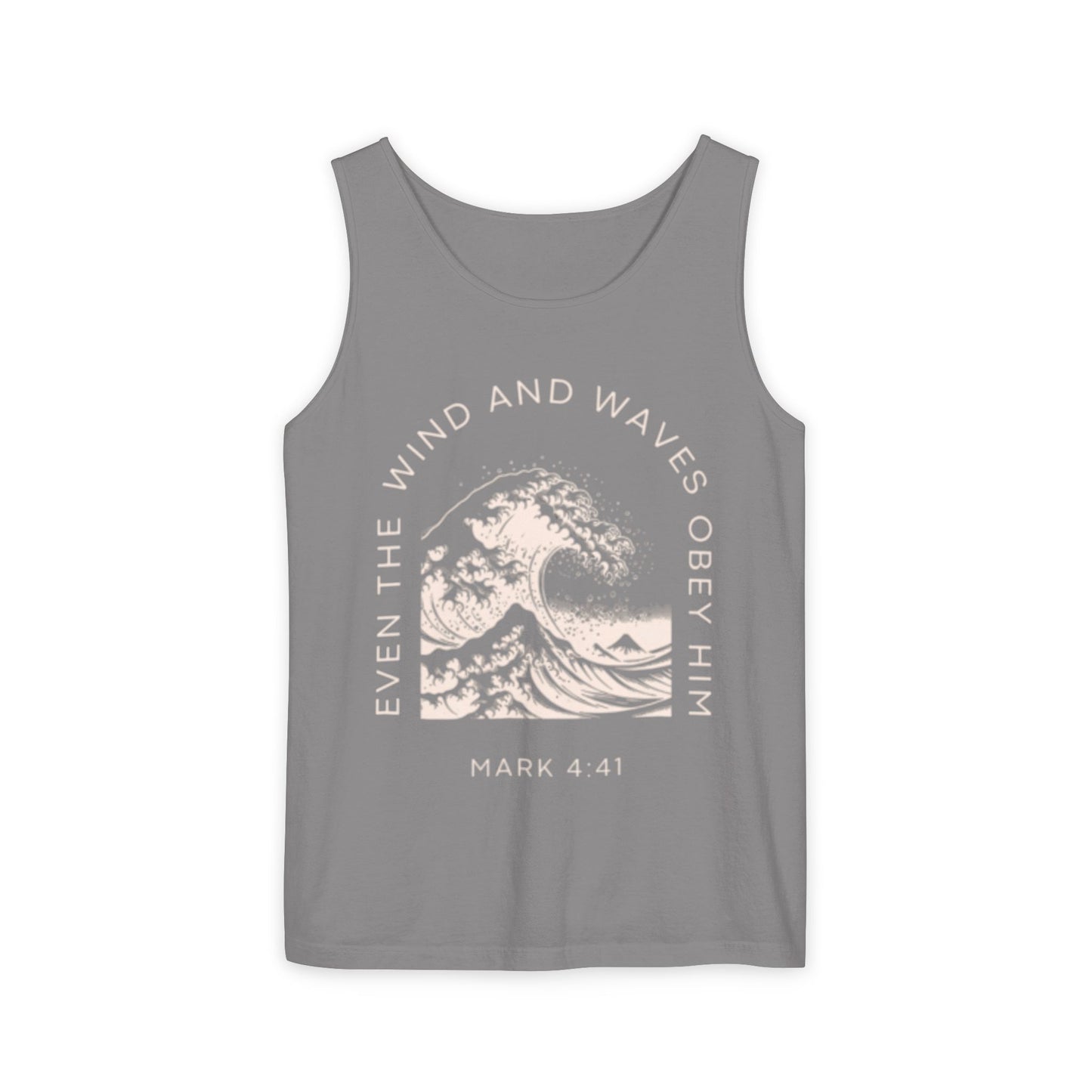 Ocean Wave Unisex Tank Top, Summer Essential, Beachwear, Casual Layering, Vacation Wardrobe, Graphic Tee, Gift Idea