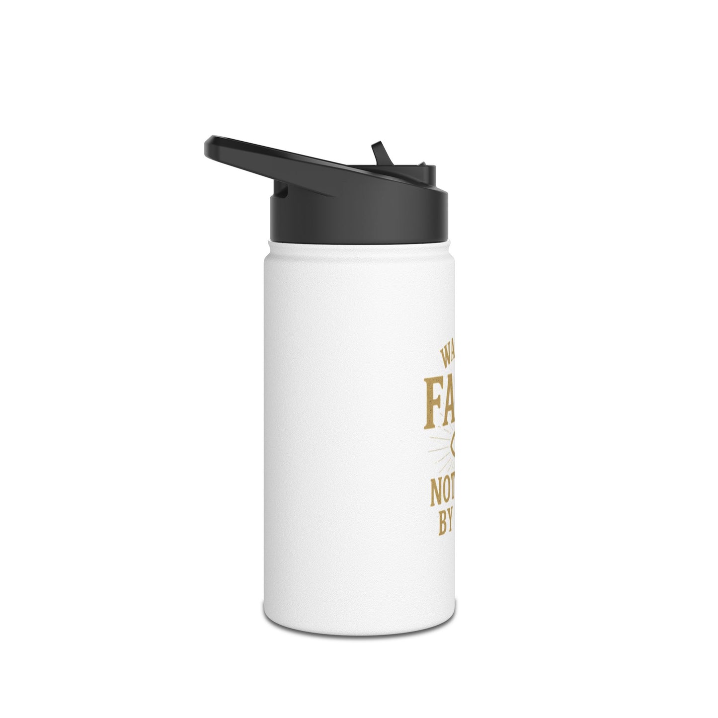 Faith-Themed Stainless Steel Water Bottle, Encouraging Quotes, Gift for Christians, Travel Mug, Motivational Drinkware