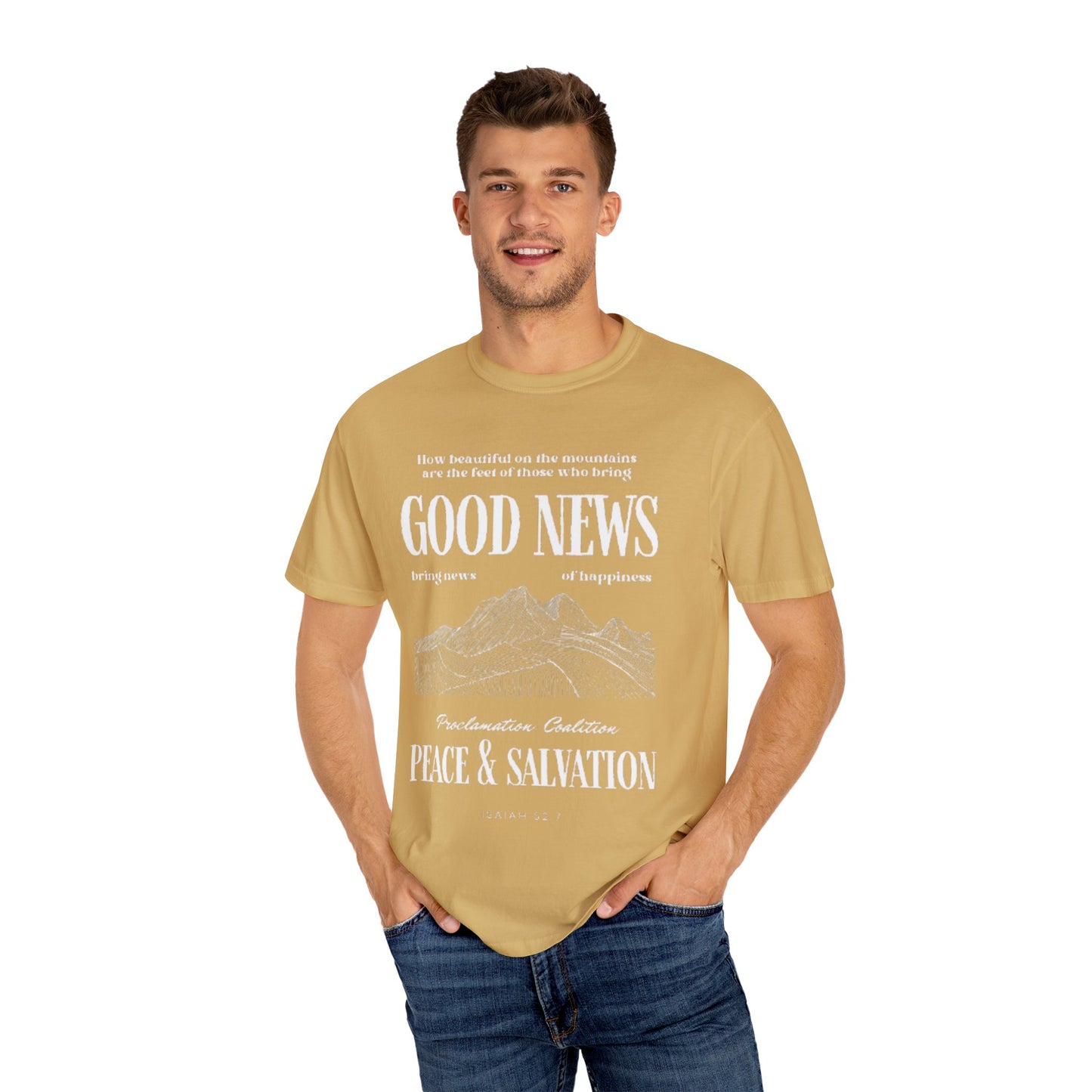 Inspirational Unisex T-Shirt, Good News Apparel, Gift for Believers, Religious Tees, Faith-Based Fashion, Spiritual Wear