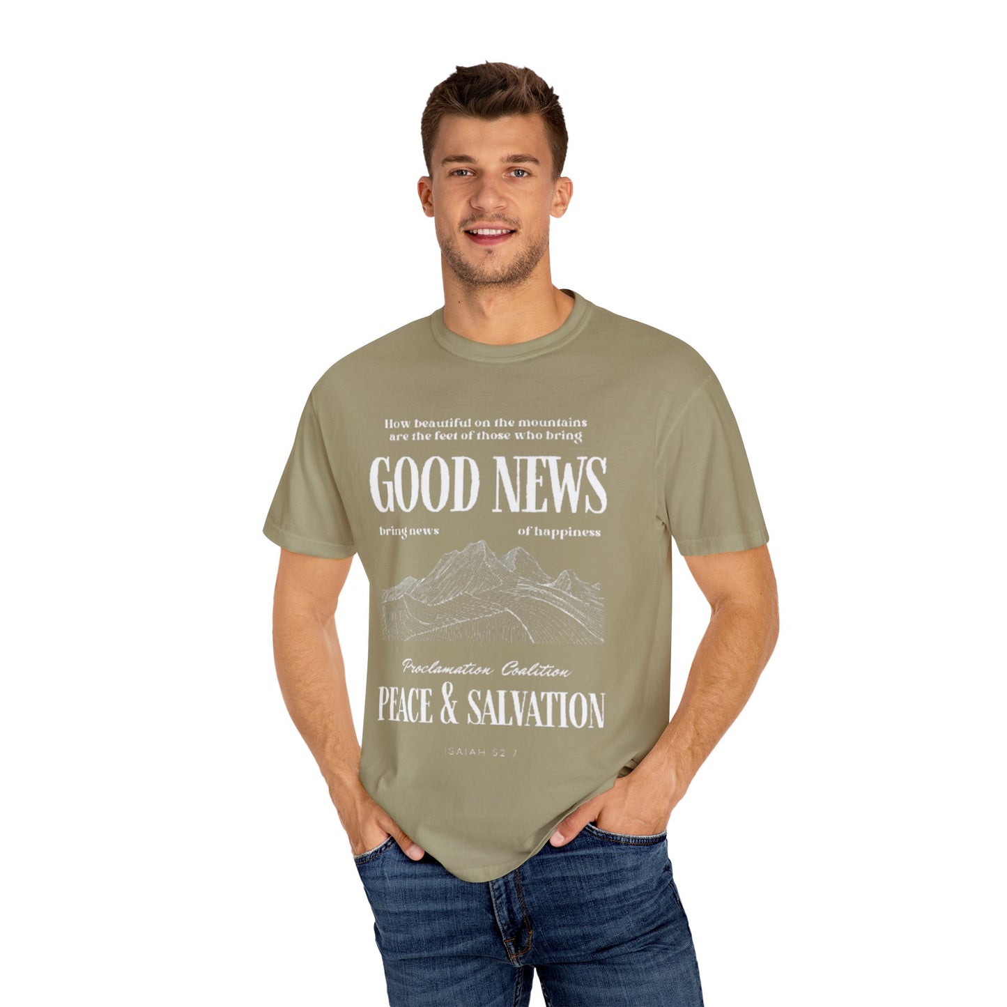Inspirational Unisex T-Shirt, Good News Apparel, Gift for Believers, Religious Tees, Faith-Based Fashion, Spiritual Wear
