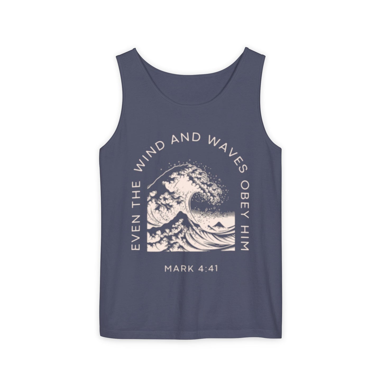 Ocean Wave Unisex Tank Top, Summer Essential, Beachwear, Casual Layering, Vacation Wardrobe, Graphic Tee, Gift Idea